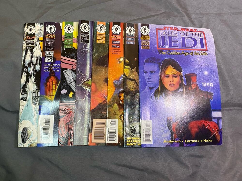 Star Wars Dark Horses Comics 1996 Lot Of 8 Great Condition